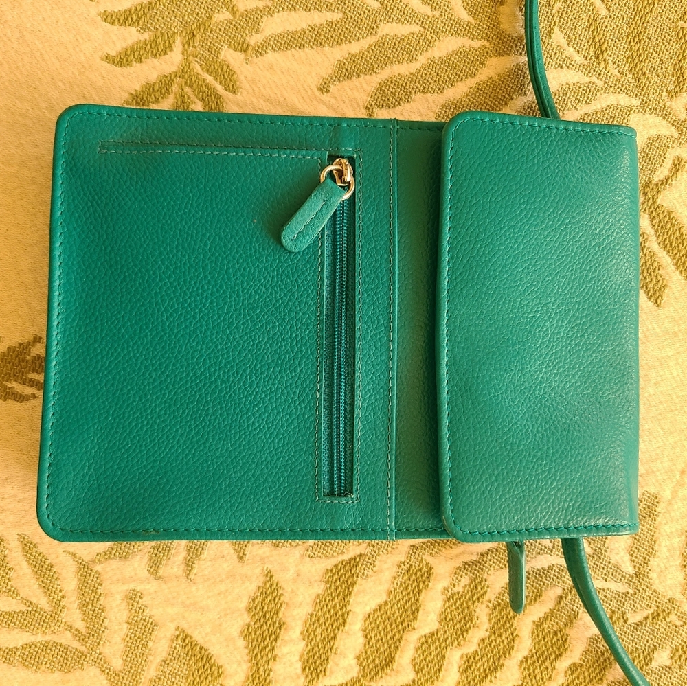 Genuine Leather Crossbody Purse